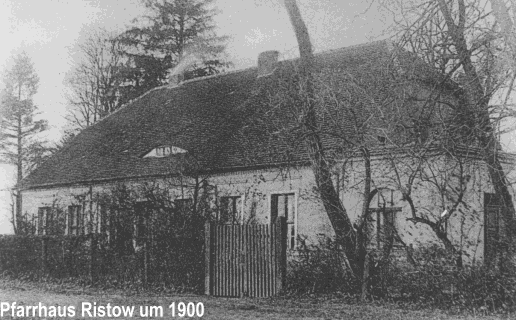 Pfarrhaus Ristow 1900